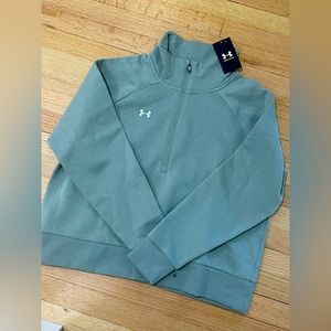 Women’s quarter zip fleece pull over sweater